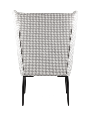 Кресло Stool group Мэйден Гусиная лапка серый