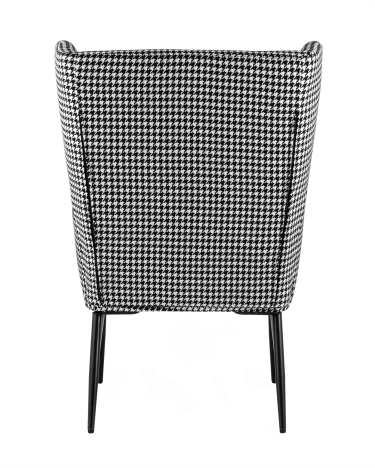 Кресло Stool group Мэйден Гусиная лапка черно-белый