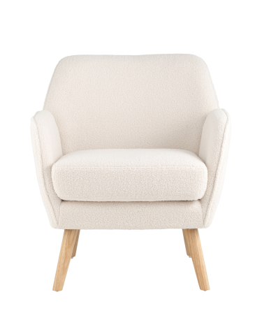 Кресло Stool group Ричи тедди Белый