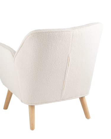 Кресло Stool group Ричи тедди Белый