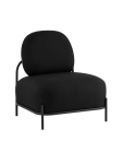 Кресло Stool group Стоун Рогожка Черный