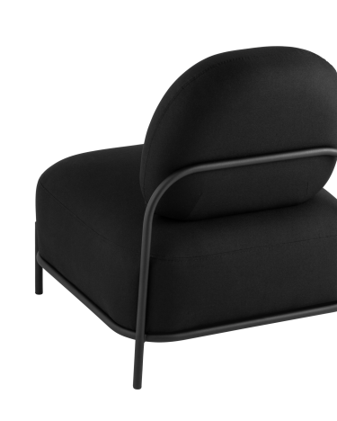 Кресло Stool group Стоун Рогожка Черный