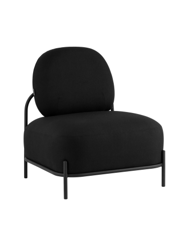 Кресло Stool group Стоун Рогожка Черный