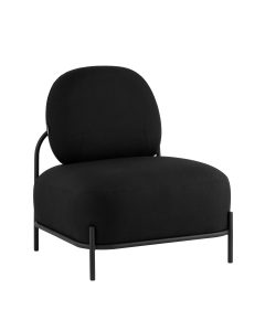 Кресло Stool group Стоун Рогожка Черный