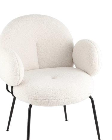 Кресло Stool group Nina, белый