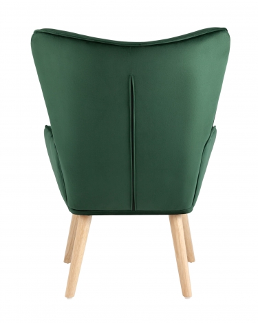 Кресло Stool group Хью, велюр темно-зеленый