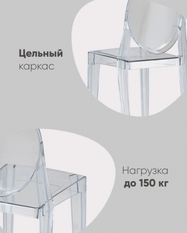 Стул Victoria Ghost New Янтарный