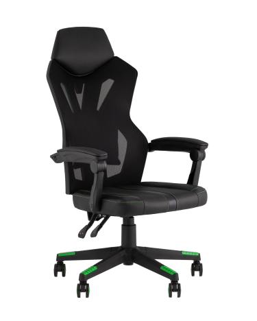 Кресло спортивное Stool group TopChairs Айронхайд Зеленый