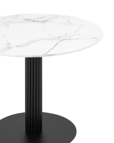 Стол обеденный Stool group Stem, D90, столешница мрамор