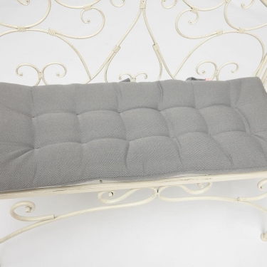 Скамья Tetchair Secret de Maison BEAUJOLAIS + подушка mod. PL08-8574 металл, 136х46х96см, белый антик antique white
