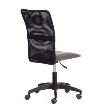 Кресло офисное Tetchair START флок/ткань, серый/черный, 29/W-11