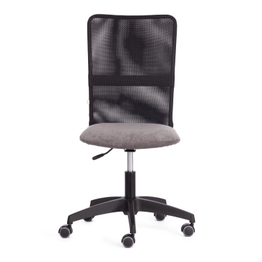 Кресло офисное Tetchair START флок/ткань, серый/черный, 29/W-11