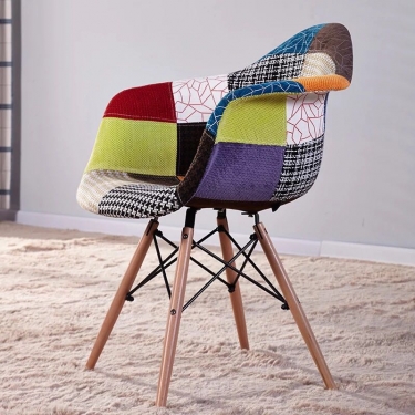 Стул кухонный Eames SC-020 ткань цветная