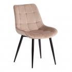 Стул Tetchair ABRUZZO mod. 8060 металл/вельвет, бежевый HLR 8/черный
