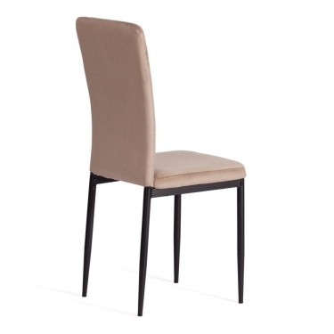 Стул VERTER mod. 37-1 металл, вельвет, 47,8 х 41,5 х 97 см, Beige бежевый HLR8 / черный