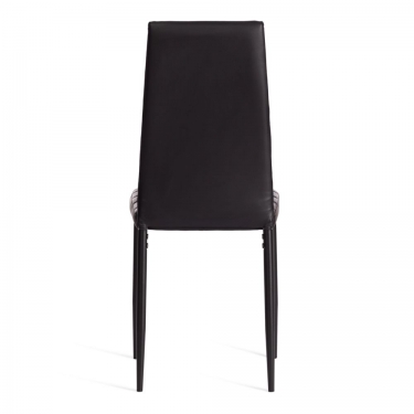 Стул Easy mod. 24-1 металл, экокожа, 49 х 41 х 98 см, Black Черный / Black Черный