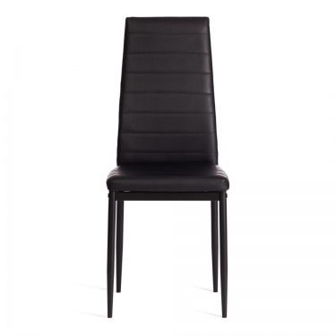 Стул Easy mod. 24-1 металл, экокожа, 49 х 41 х 98 см, Black Черный / Black Черный