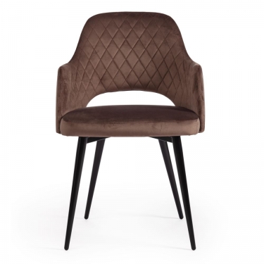 Стул Tetchair VALKYRIA mod. 711, ткань/металл, коричневый barkhat 12