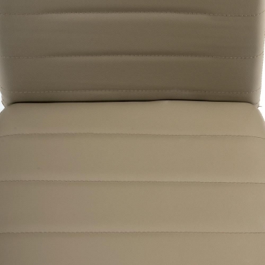 Стул Easy mod. 24 / 1 шт. в упаковке металл/экокожа, 40x42x95.5, пепельно-коричневый/серый