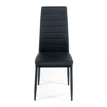 Стул Easy mod. 24 / 1 шт. в упаковке металл/экокожа, 40x42x95.5см, черный