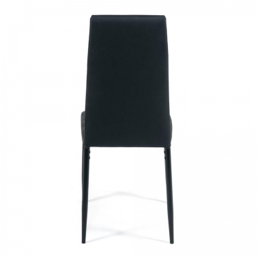 Стул Easy mod. 24 / 1 шт. в упаковке металл/экокожа, 40x42x95.5см, черный
