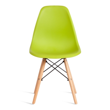 Стул Tetchair CINDY EAMES mod. 1801 дерево бук/металл/сиденье пластик, Olive оливковый