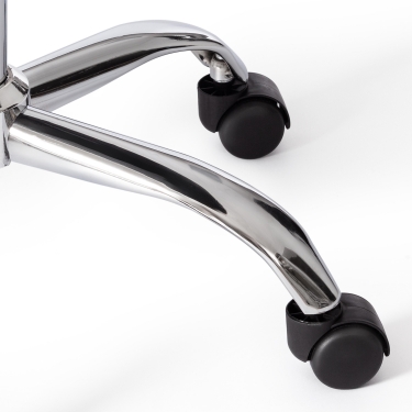 Офисное кресло Tetchair TULIP mod.106-1 металл/пластик/PU, Black черный / Chrome хром