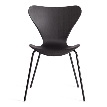 Стул Jacobsen mod DC 102-1 пластик/металл, 45 х 54.5 х 80 см, Black Черный / Black Черный