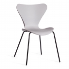 Стул Jacobsen mod DC 102-1 пластик/металл, 45 х 54.5 х 80 см, Grey Cерый /Black Черный