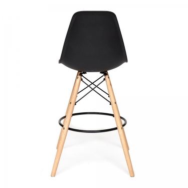 Стул барный Cindy Bar Chair mod. 80 / 1 шт. в упаковке дерево бук/металл/пластик, 46х55х106 см, черный