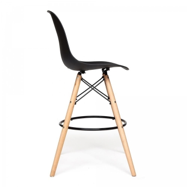 Стул барный Cindy Bar Chair mod. 80 / 1 шт. в упаковке дерево бук/металл/пластик, 46х55х106 см, черный