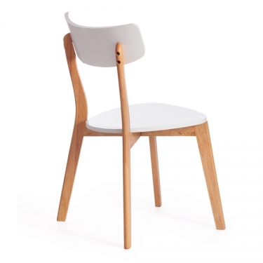 Стул Claire / 1 шт. в упаковке Claire / 1 шт. в упаковке дерево гевея, МДФ, 48 x 49,5 x 81,5 x SH44см, White Белый / Natural натуральный