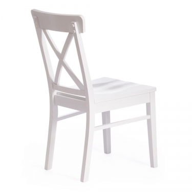 Стул Retro / 1 шт. в упаковке дерево гевея, МДФ, 44,3 x 55 x 89 x SH45см, Белый White