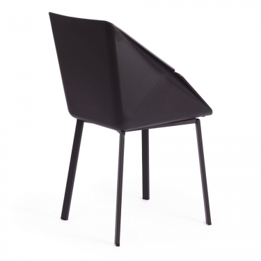 Стул DORO mod. 8088 / 1 шт. в упаковке пластик/металл/ткань , 61,5 х 55 х 46 х 89 см , Black Черный / Grey Серый 1509