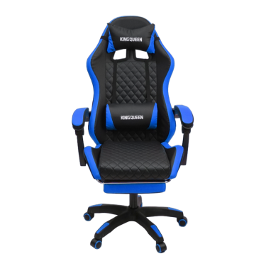 Кресло 892-1 цвет черный/синий с массажем 892-1-black-blue-mass