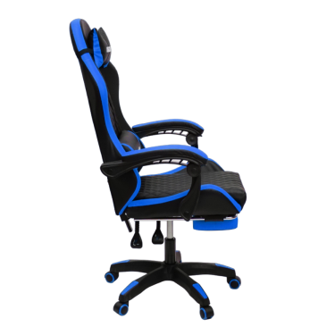 Кресло 892-1 цвет черный/синий с массажем 892-1-black-blue-mass