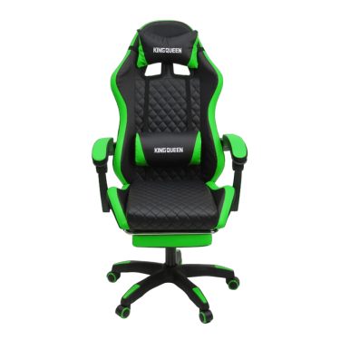 Кресло 892-1 цвет черный/зеленый с массажем 892-1-black-green-mass