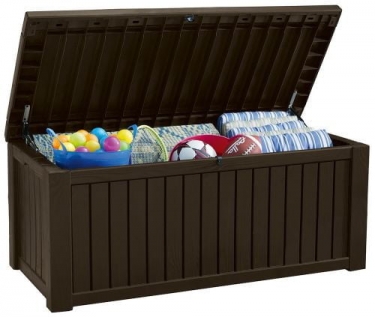 Сундук классический KETER ROCKWOOD STORAGE BOX 570 L Коричневый/Крем