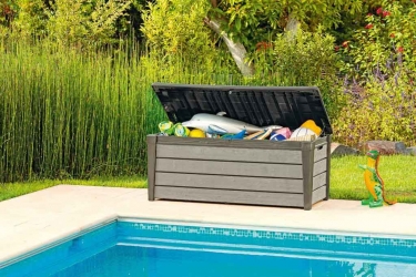 Сундук классический KETER BRUSHWOOD STORAGE BOX 455 L Антрацит-cерый
