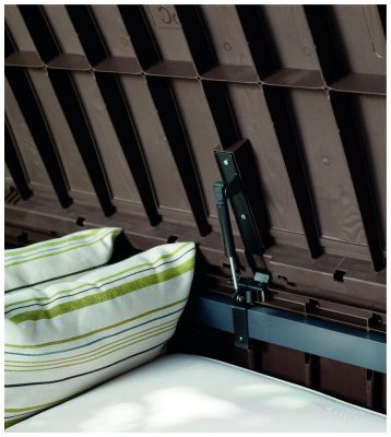 Сундук классический KETER GLENWOOD STORAGE BOX 390 L Коричневый/Антрацид