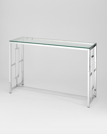 Консоль Stool Group БРУКЛИН 120x40 Серебро