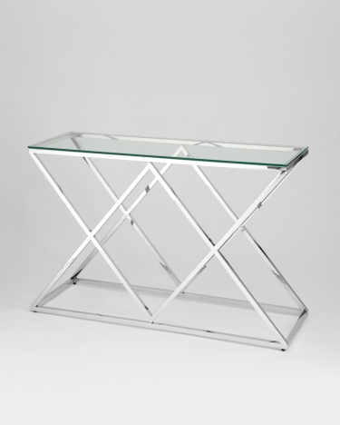 Консоль Stool Group ИНСИГНИЯ 120x40 Серебро