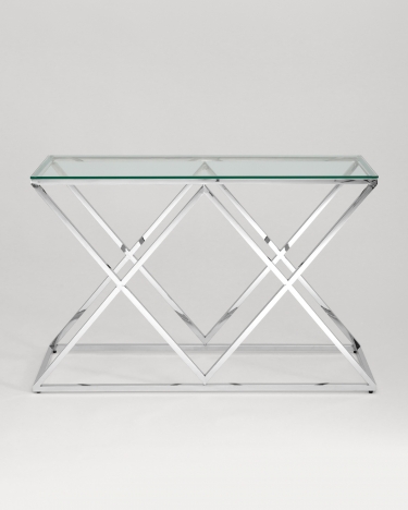 Консоль Stool Group ИНСИГНИЯ 120x40 Серебро