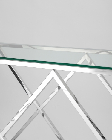 Консоль Stool Group ИНСИГНИЯ 120x40 Серебро