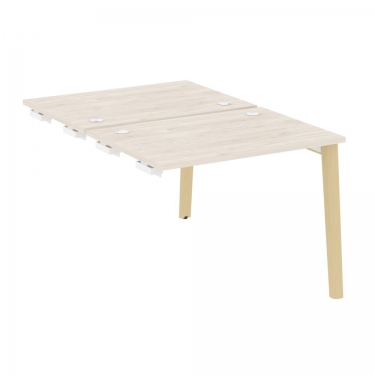 Стол-приставка двойной к опорным элементам Рива ONIX WOOD OW.D.SPR-1.7 Денвер Светлый/Светлый