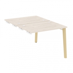 Стол-приставка двойной к опорным элементам Рива ONIX WOOD OW.D.SPR-1.7 Денвер Светлый/Светлый