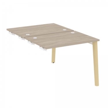 Стол-приставка двойной к опорным элементам Рива ONIX WOOD OW.D.SPR-1.7 Дуб Аттик/Светлый