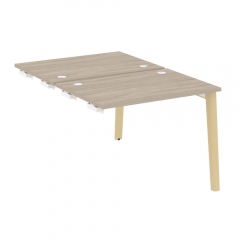 Стол-приставка двойной к опорным элементам Рива ONIX WOOD OW.D.SPR-1.7 Дуб Аттик/Светлый