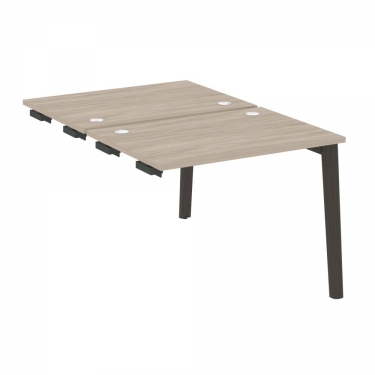 Стол-приставка двойной к опорным элементам Рива ONIX WOOD OW.D.SPR-1.7 Дуб Аттик/Темный