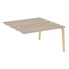 Стол-приставка двойной к опорным элементам Рива ONIX WOOD OW.D.SPR-3.7 Тиквуд Светлый/Светлый